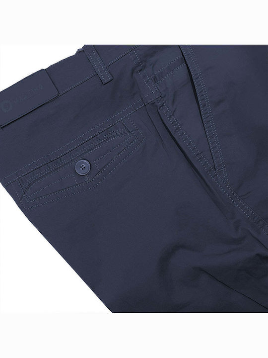 Herrenhosen Elastisch Regulär Passform Blau