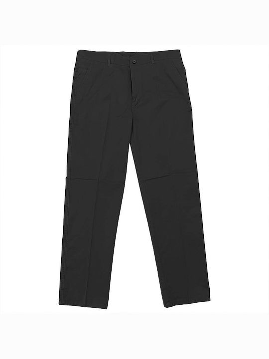 Trousers Elastic in Regular Fit Black