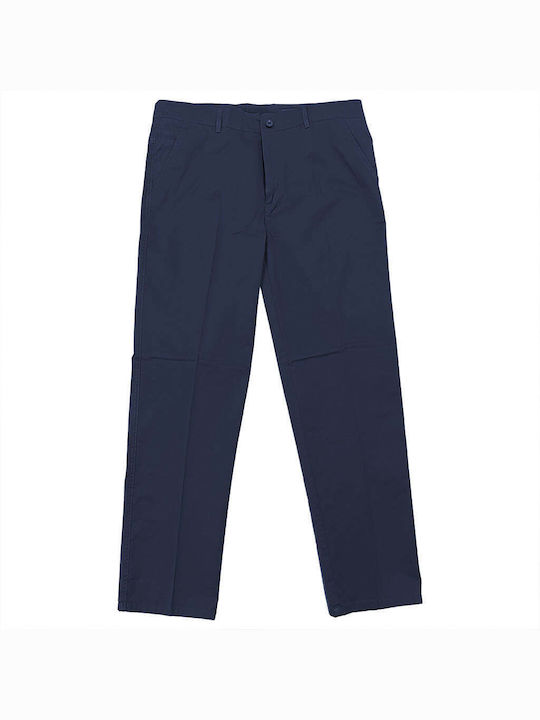 Herrenhosen Elastisch Regulär Passform Blau