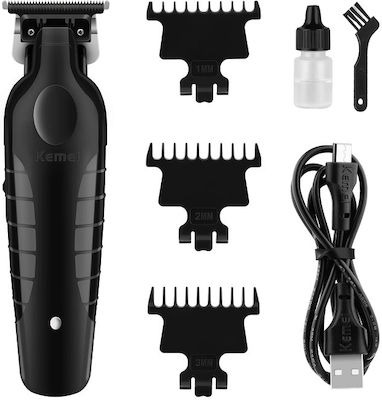 Kemei Professional Rechargeable Hair Clipper Black KM-2299