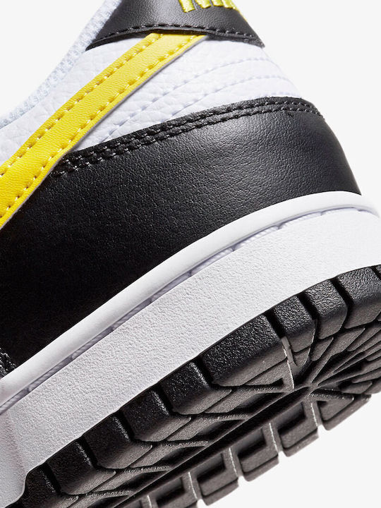 Dunk Low Ανδρικά Sneakers Μαύρο / Λευκό / Opti Yellow