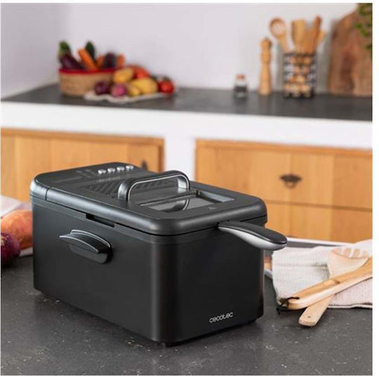 Cecotec Cleanfry Luxury 3000 Πολυμάγειρας 3.2lt Μαύρη