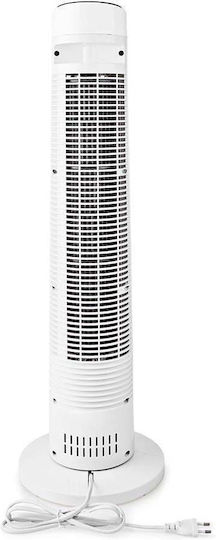 Nedis Ανεμιστήρας Πύργος 50W με Τηλεχειριστήριο Λευκός