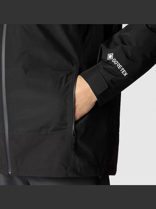 3 in 1 Winter Jacket Waterproof and Windproof Black