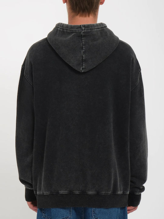 Volcom Men's Sweatshirt with Hood and Pockets Black