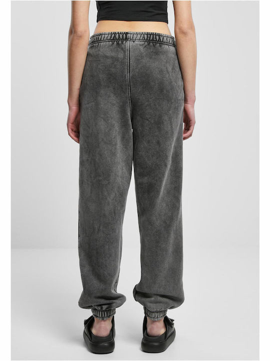 Urban Classics Hohe Taille Damen-Sweatpants Gray