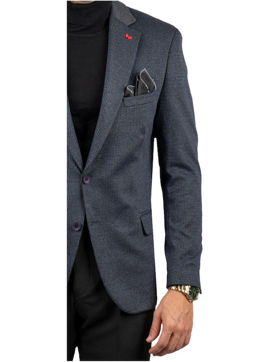 Dezign Men's Suit Jacket Navy Blue