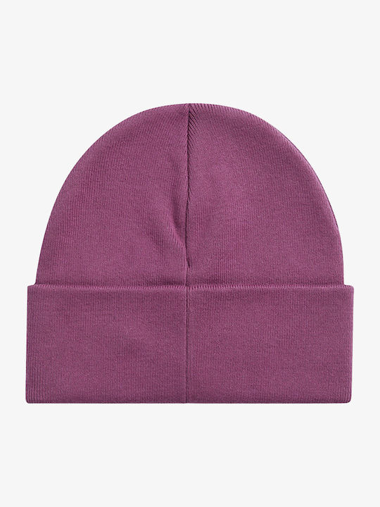 Beanie Unisex Beanie Knitted in Burgundy color