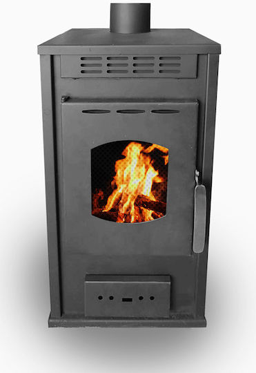 Thermostahl Greentech Bio Stahl Holzofen 11kW Grau