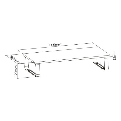 Brateck Desktop Stand Monitor up to 32" (STB-111)