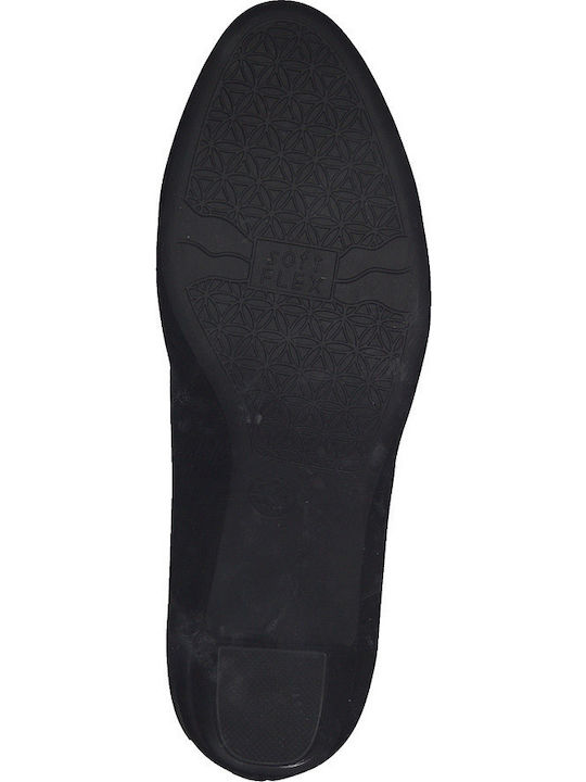 Anatomic Synthetic Leather Black Heels
