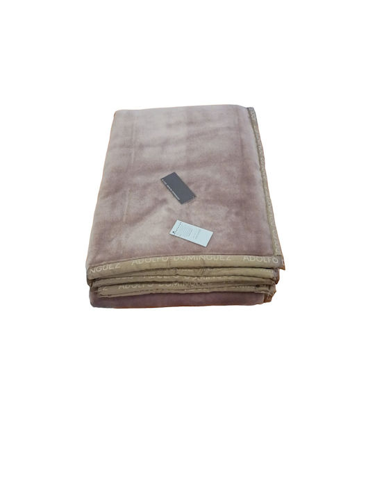 Manterol Casa Velvet Blanket Single 160x240cm Yellow