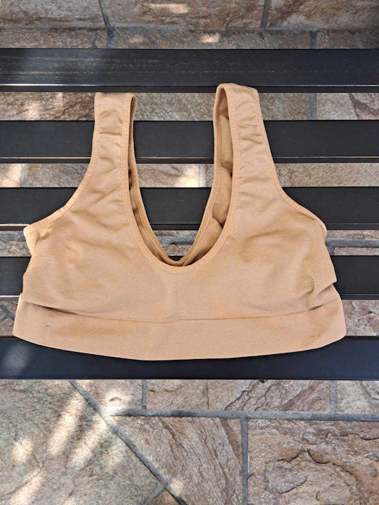 Frauen Sport-BH Beige