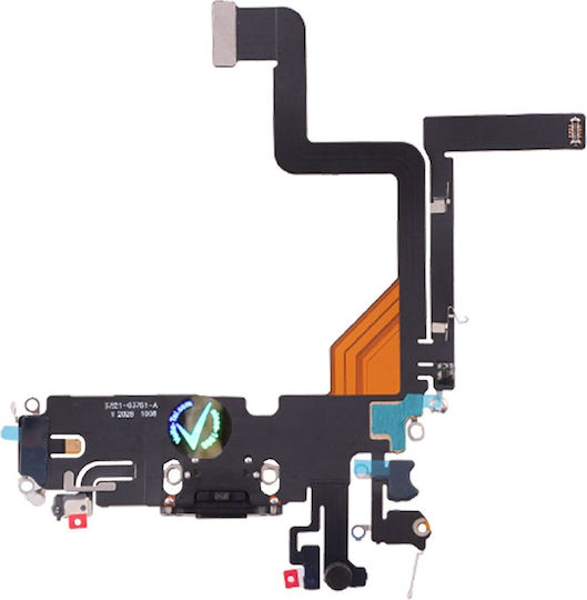 Flex Cable with Charging port in Black colour for iPhone 14 Pro