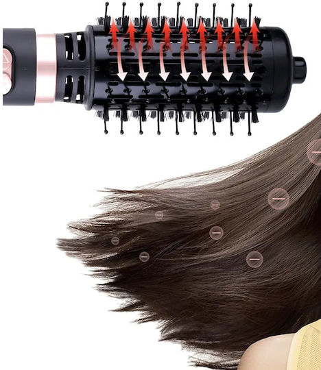 Kemei Electric Brush with Air for Straightening and Curls 1000W