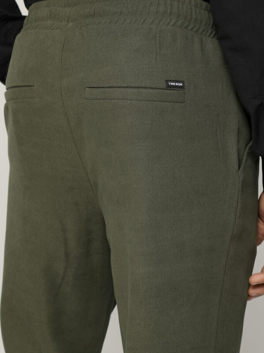 Trousers Elastic Khaki