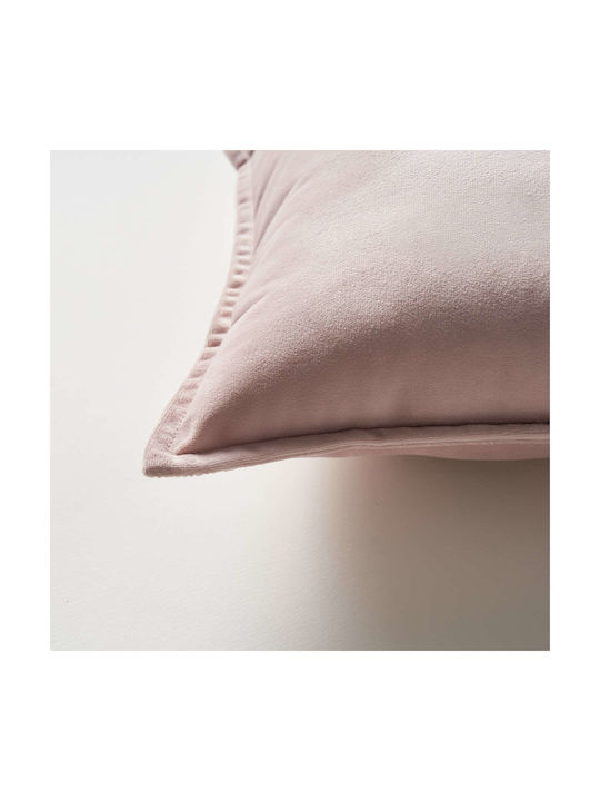 Gofis Home Decorative Pillow Case Winter 710/17 from Velvet Pearl Pink 30x50cm.