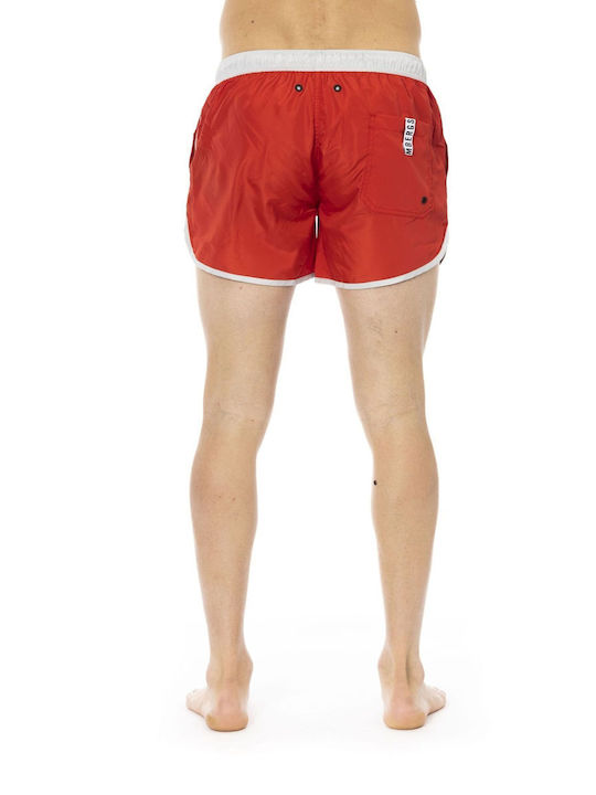 Bikkembergs Herren Badebekleidung Shorts Rot