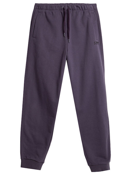 Sweatpants with Elastic Purple