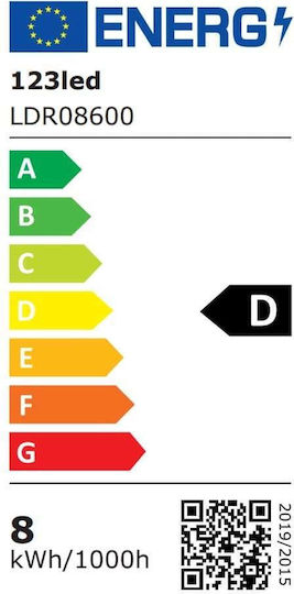 123led LED Bulb 20W Fluorescent Type 150εκ. for Socket G13 and Shape T8 Natural White 3000lm
