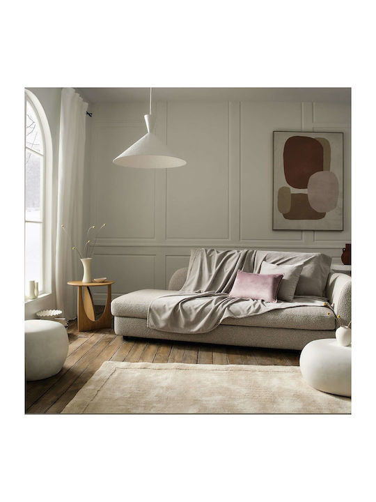 Gofis Home Zweisitzer-Sofa Überwurf 2 Seiten Luna 180x250cm Quiet grey