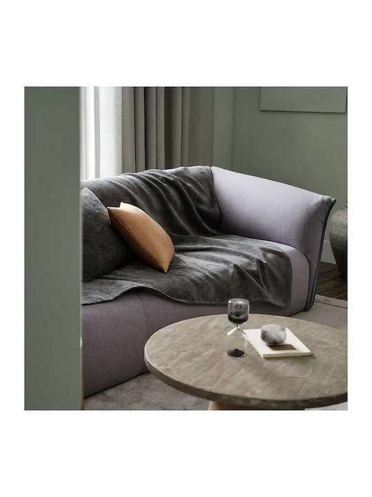 Gofis Home Three-Seater Sofa Throw Nimbus 180x310cm Gray