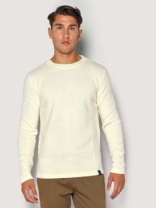 Brokers Jeans Men's Long Sleeve Sweater Beige