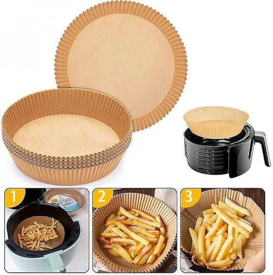 Aj WP Non-stick Papers for Air Fryer 23x23cm 50 Pieces