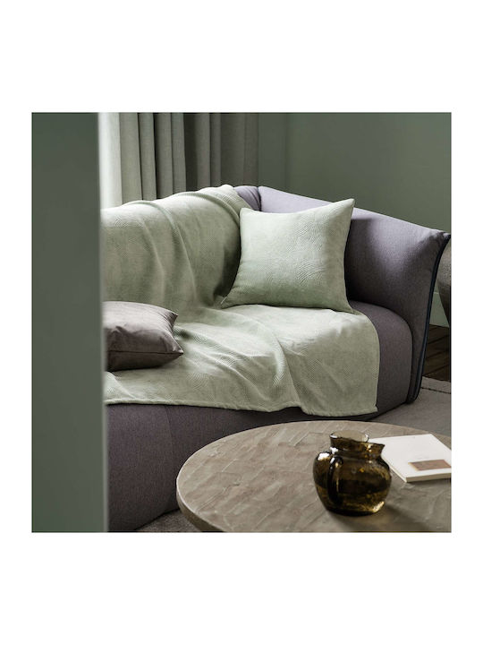 Gofis Home Three-Seater Sofa Throw Nimbus 180x310cm Green