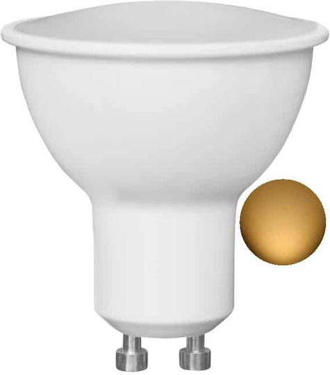 Elmark Λάμπα LED 6W για Ντουί GU10 και Σχήμα MR16 Θερμό Λευκό 480lm