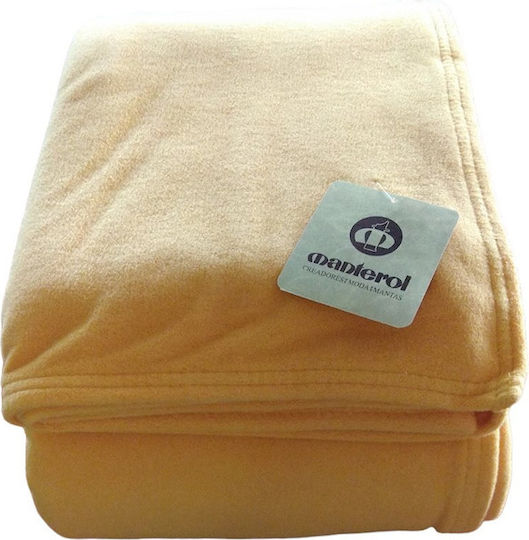 Manterol Casa Arica Pătură Polar Fleece Simplă 160x240 cm Verde Măsliniu