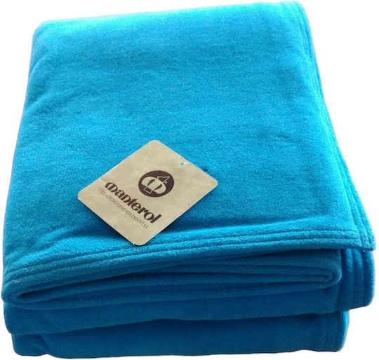 Manterol Casa Arica Pătură Polar Fleece Simplă 160x240 cm Verde Măsliniu