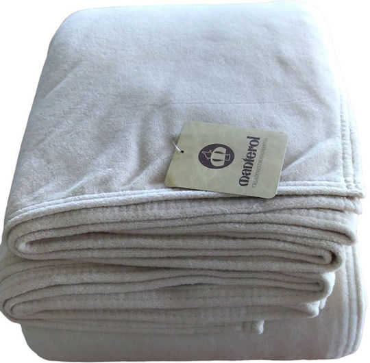Manterol Casa Arica Pătură Polar Fleece Simplă 160x240 cm Verde Măsliniu