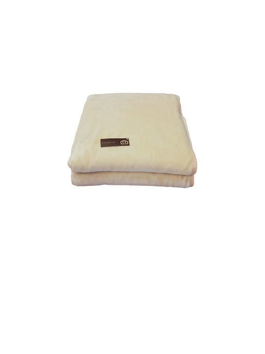 Manterol Casa Polo Farbe Samtige Übergröße Decke 220x240cm Koralle