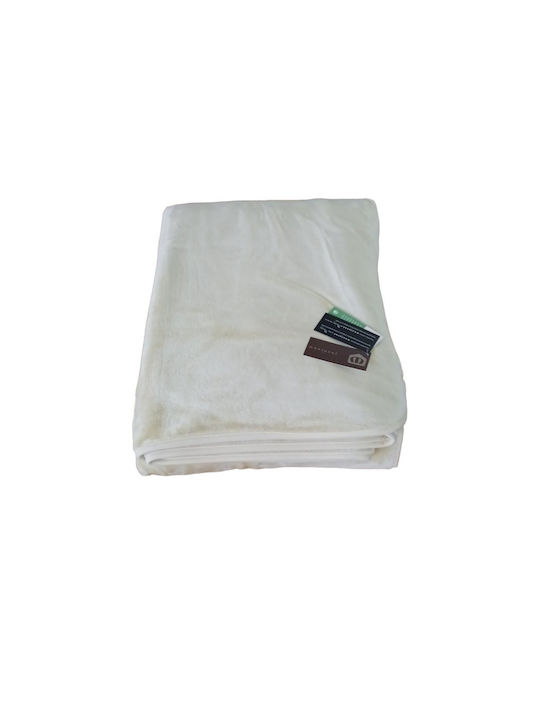 Manterol Casa Velvet Blanket Single 160x240cm Beige