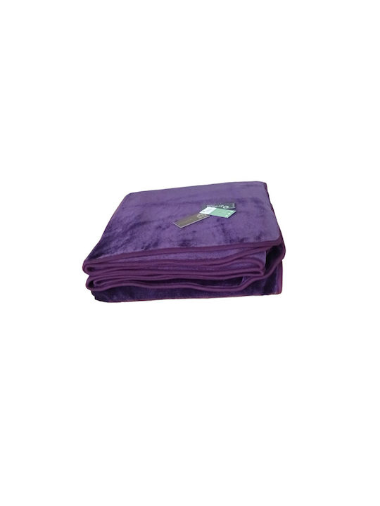 Manterol Casa Velvet Blanket Single 160x240cm Beige
