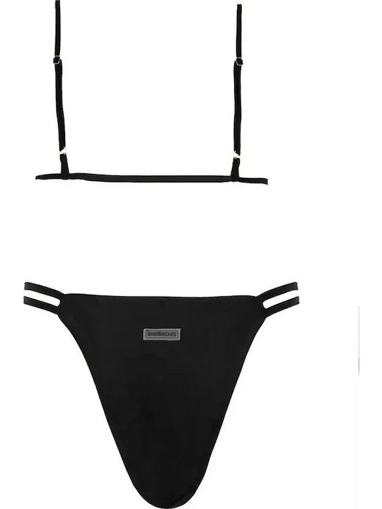 Set Bikini Triangle Black
