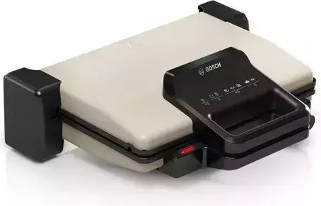 Bosch Sandwich Maker Grill with Removable Plates 2000W Alu