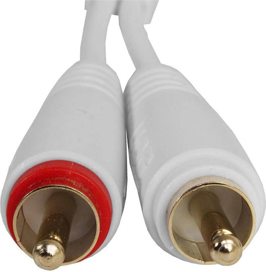 UDG Cable 2x RCA male - 2x RCA male 1.5m U97001WH