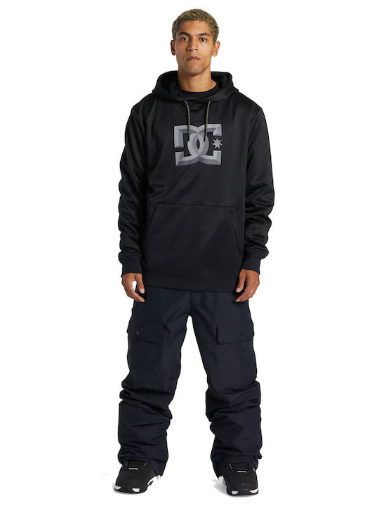 DC Herren Sweatshirt mit Kapuze Schwarz