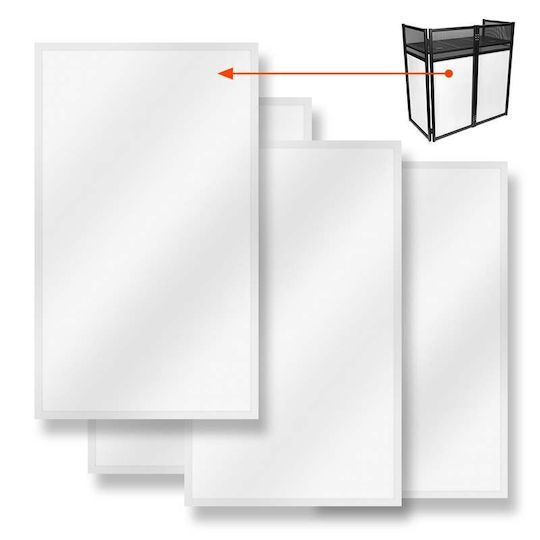 STAND4ME Dj Screen Xl Table Folding Screen Black