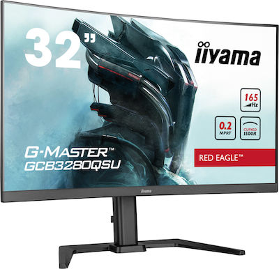 Iiyama G-Master GCB3280QSU-B1 VA Curved Gaming Monitor 31.5" QHD 2560x1440 165Hz