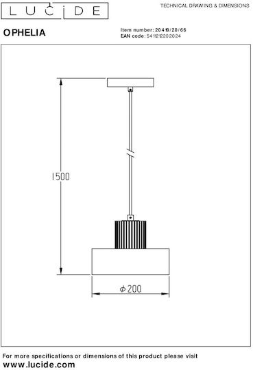Lucide Lightning Ophelia Ceiling Light Pink 20x20cm Lucide Lightning Ophelia Ceiling Light Pink 20x20cm