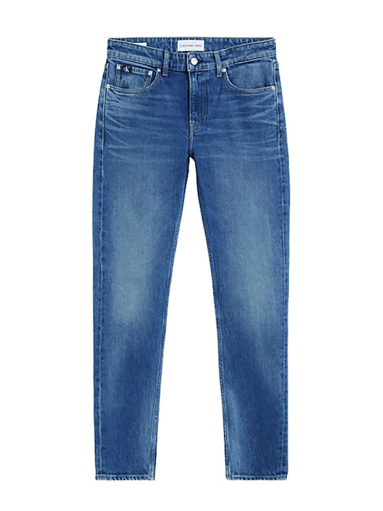 Ανδρικό Παντελόνι Τζιν Slim Tapered Fit Μπλε