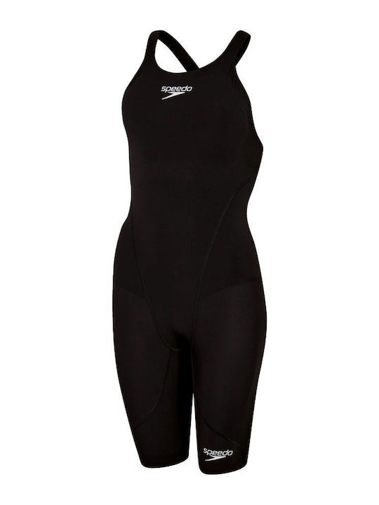 Speedo Fastskin Lzr Ignite Kneeskin 134370001 Women's One Piece Competition Swimsuit Black