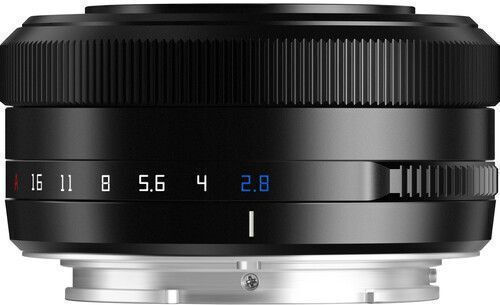 TTArtisan Crop Camera Lens 27mm f/2.8 Pancake for Sony E Mount Black