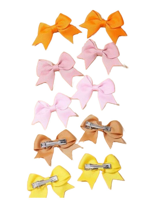 TakTakBaby Kinder Haarspangen Set mit Haarspangen Mehrfarbiger Schleife 10 Stück TakTakBaby Kinder Haarspangen Set mit Haarspangen Mehrfarbiger Schleife 10 Stück