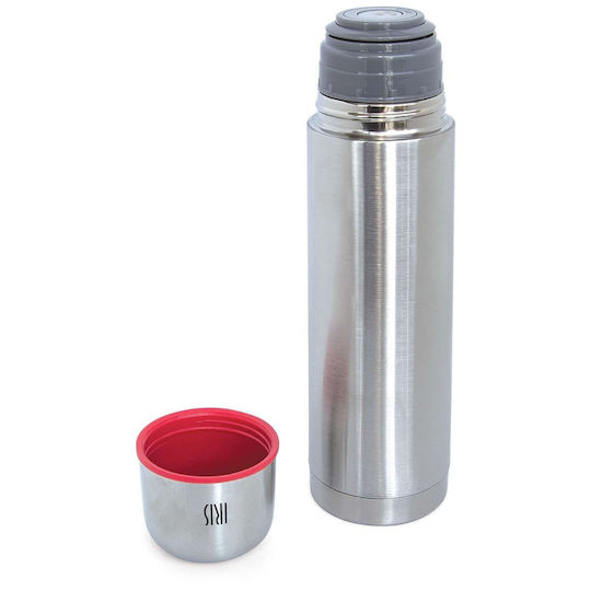 Iris Barcelona Termo Bottle Thermos Stainless Steel 750ml Silver with Cap-Cup