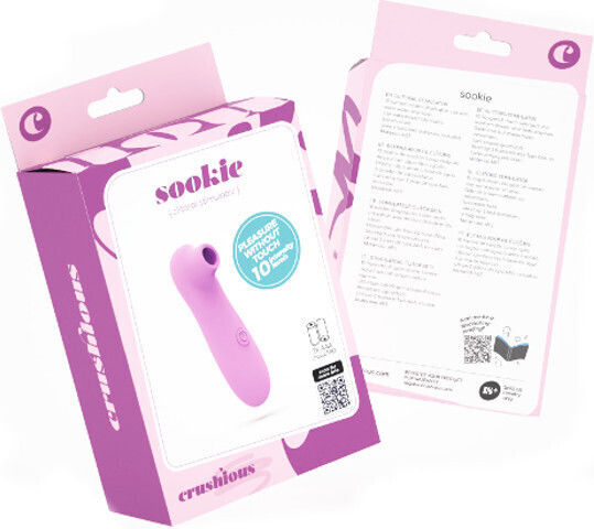 Crushious Clitoral Vibrator 12.5cm Violet