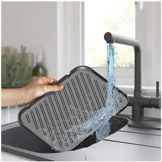 Turbotronic Commercial Double Sandwich Maker with Ribbed Top and Ribbed Bottom 2000W